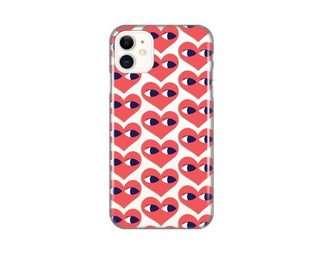 Silikonska futrola PRINT Skin - iPhone 11 6.1 Eye Heart Pattern.