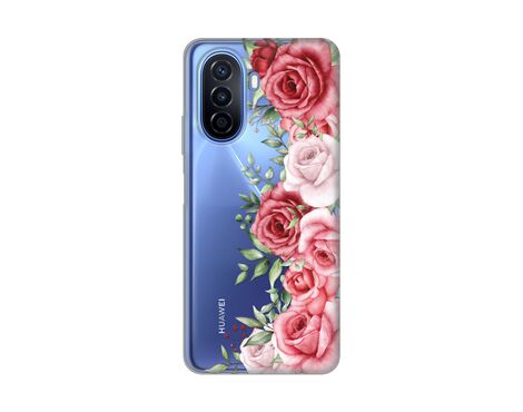 Silikonska futrola PRINT Skin - Huawei Nova Y70/Nova Y70 Plus Wild Roses.