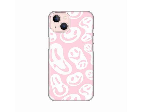 Silikonska futrola PRINT - iPhone 13 Pink Smiles.