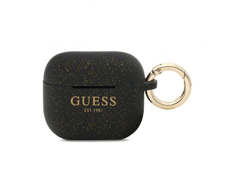 Futrola Guess Airpods 3 Glitter crna (GUA3SGGEK).