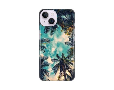 Silikonska futrola PRINT Skin - iPhone 14 Palm tree.