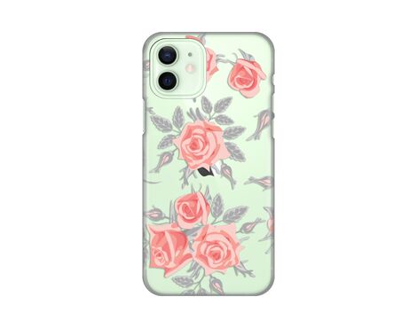 Silikonska futrola PRINT Skin - iPhone 12 6.1 Elegant Roses.