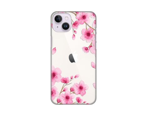 Silikonska futrola PRINT Skin - iPhone 14 Plus Rose flowers.