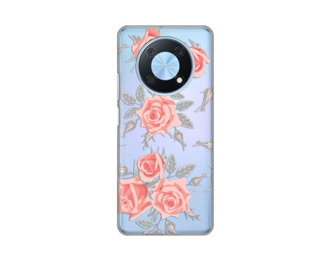 Silikonska futrola PRINT Skin - Huawei Nova Y90 Elegant Roses.