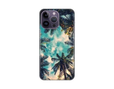 Silikonska futrola PRINT Skin - iPhone 14 Pro Max 6.7 Palm tree.