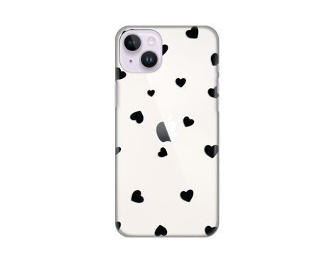 Silikonska futrola PRINT Skin - iPhone 14 Plus Hearts.