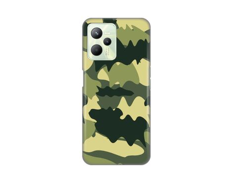 Silikonska futrola PRINT Skin - Realme C35 Army.