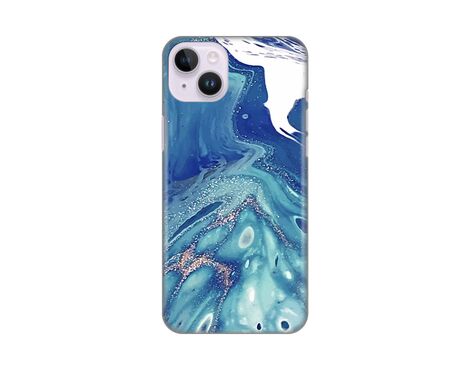 Silikonska futrola PRINT - iPhone 14 Plus Blue Marble.