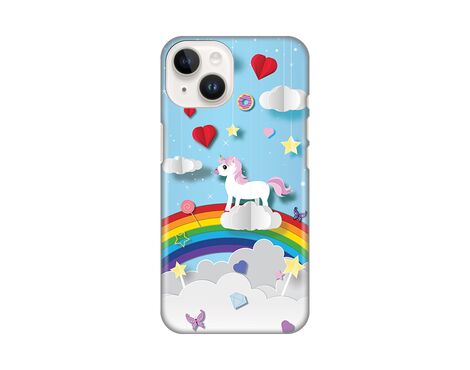 Silikonska futrola PRINT - iPhone 14 Unicorn.