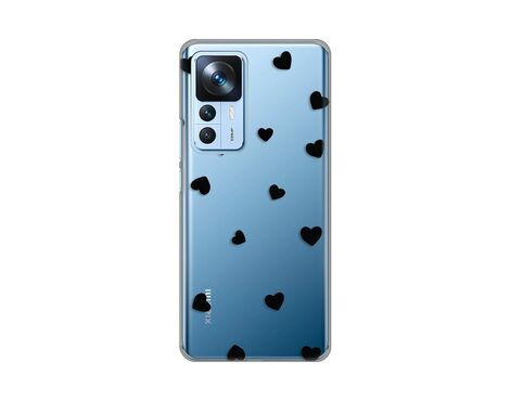 Silikonska futrola PRINT Skin - Xiaomi 12T Pro Hearts.