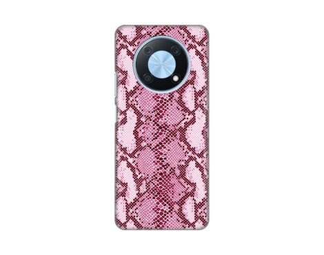 Silikonska futrola PRINT - Huawei nova Y90 Pink Snake.