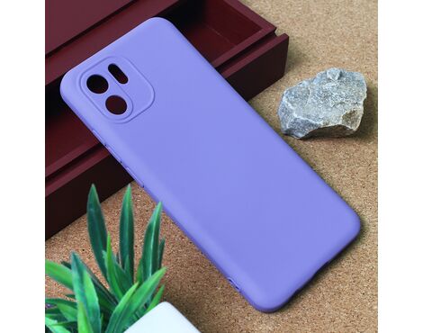 Silikonska futrola Teracell Giulietta - Xiaomi Redmi A1/Redmi A2 mat ljubicasta.