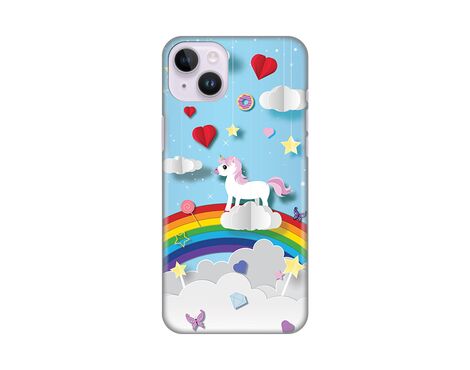 Silikonska futrola PRINT - iPhone 14 Plus Unicorn.