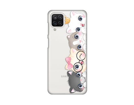 Silikonska futrola PRINT Skin - Samsung A125F Galaxy A12 Cats.