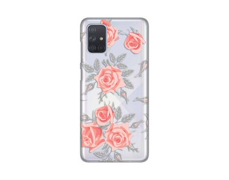 Silikonska futrola PRINT Skin - Samsung A715F Galaxy A71 Elegant Roses.