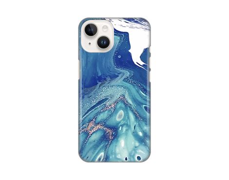 Silikonska futrola PRINT - iPhone 14 Blue Marble.