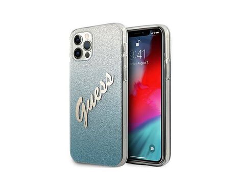 Futrola Guess Hc PC/TPU Script Glitter Gradient - iPhone 12/12 Pro 6.1 plava (GUHCP12MPCUGLSBL).