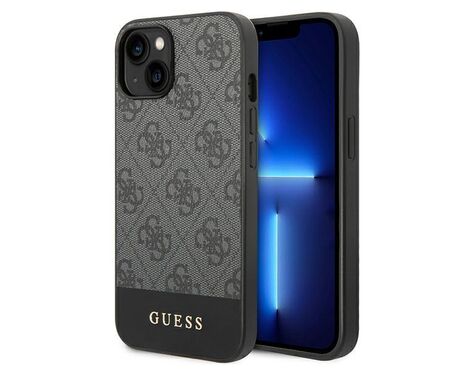 Futrola Guess Hc PC/TPU 4G Bottom Stripe - iPhone 14 Plus siva (GUHCP14MG4GLGR).