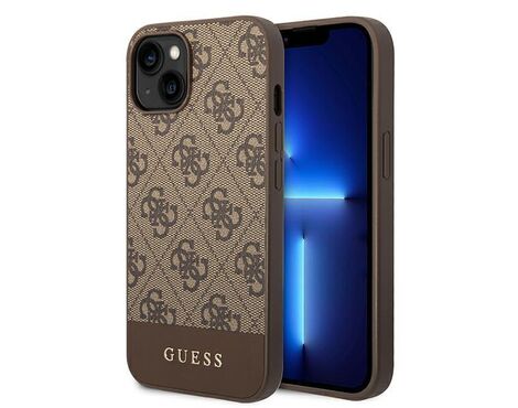 Futrola Guess Hc PC/TPU 4G Bottom Stripe - iPhone 14 braon (GUHCP14SG4GLBR).