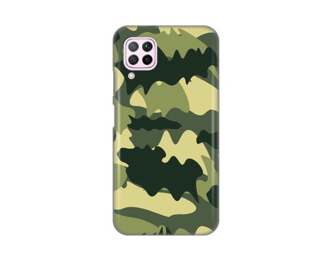 Silikonska futrola PRINT Skin - Huawei P40 Lite/Nova 6 SE Army.