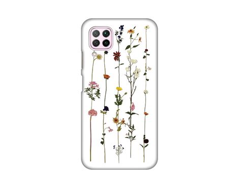 Silikonska futrola PRINT Skin - Huawei P40 Lite/Nova 6 SE Flower.