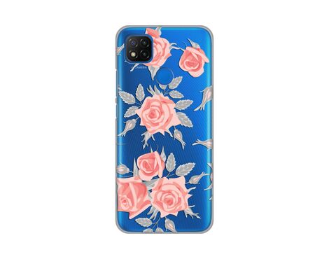 Silikonska futrola PRINT Skin - Xiaomi Redmi 9C/Redmi 10A Elegant Roses.