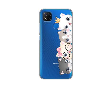 Silikonska futrola PRINT Skin - Xiaomi Redmi 9C/Redmi 10A Cats.