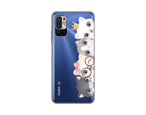 Silikonska futrola PRINT Skin - Xiaomi Redmi Note 10 5G Cats.