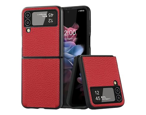 Futrola Elegant Leather - Samsung F721B Samsung Galaxy Z Flip 4 crvena.