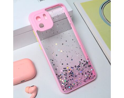 Futrola Frame Glitter - Xiaomi Redmi A1/Redmi A2 roze.