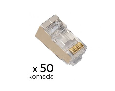 Konektor RJ45 metal CAT 6 8P8C JWD-AD82 50 kom.