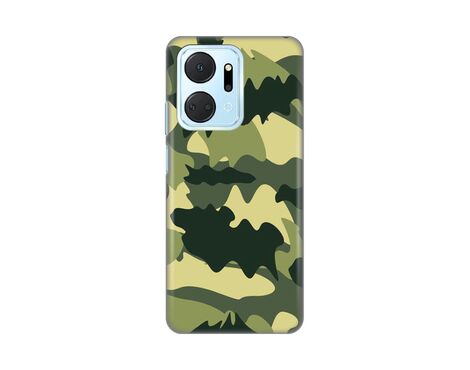 Silikonska futrola PRINT Skin - Huawei Honor X7a Army.