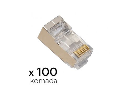 Konektor RJ45 metal CAT 6 8P8C JWD-AD82 100 kom.