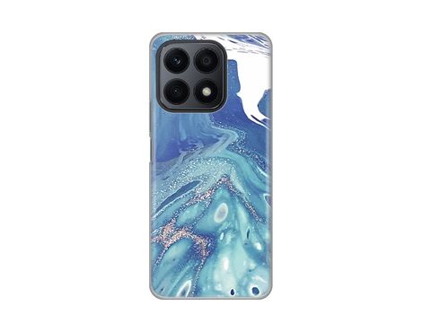 Silikonska futrola PRINT - Huawei Honor X8a Blue Marble.