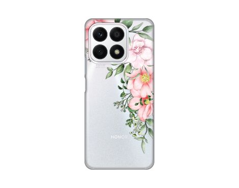 Silikonska futrola PRINT Skin - Huawei Honor X8a Gentle Rose Pattern.