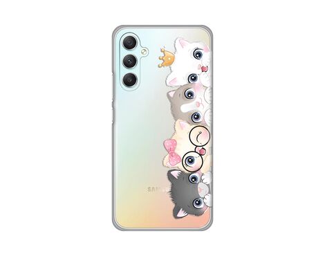 Silikonska futrola PRINT Skin - Samsung A346 Galaxy A34 5G 5G Cats.