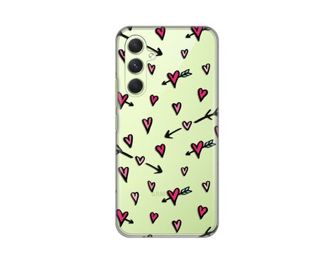 Silikonska futrola PRINT Skin - Samsung A546B Galaxy A54 5G Heart Pattern.