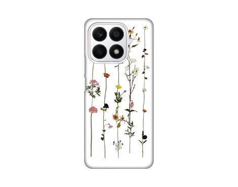 Silikonska futrola PRINT Skin - Huawei Honor X8a Flower.