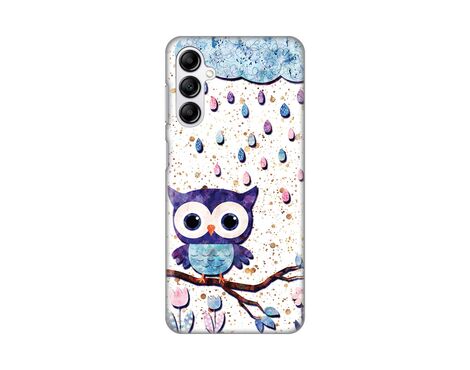 Silikonska futrola PRINT Skin - Samsung A145R Galaxy A14 4G Owl.