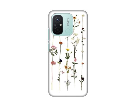 Silikonska futrola PRINT Skin - Xiaomi Redmi 12C Flower.