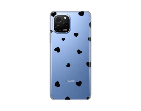 Silikonska futrola PRINT Skin - Huawei Nova Y61 Hearts.