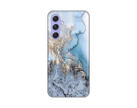 Silikonska futrola PRINT - Samsung A546B Galaxy A54 5G Blue Gold Marble.