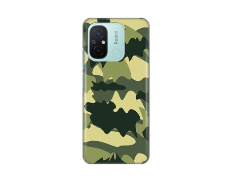 Silikonska futrola PRINT Skin - Xiaomi Redmi 12C Army.