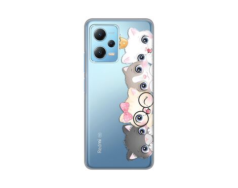 Silikonska futrola PRINT Skin - Xiaomi Redmi Note 12 4G (EU) Cats.