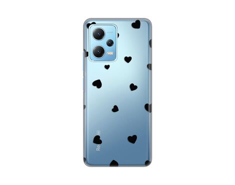 Silikonska futrola PRINT Skin - Xiaomi Redmi Note 12 5G (EU) Hearts.