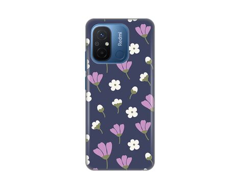 Silikonska futrola PRINT Skin - Xiaomi Redmi 12C Spring flowers.