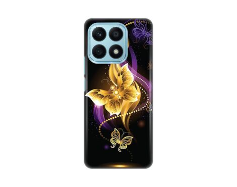 Silikonska futrola PRINT Skin - Huawei Honor X8a Golden butterfly.