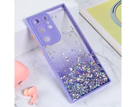 Futrola Frame Glitter - Samsung S918B Galaxy S23 Ultra ljubicasta.