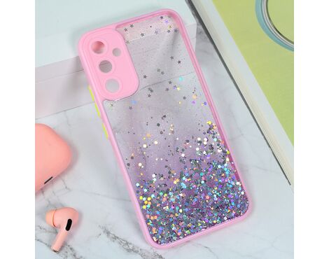 Futrola Frame Glitter - Samsung A346 Galaxy A34 5G 5G roze.