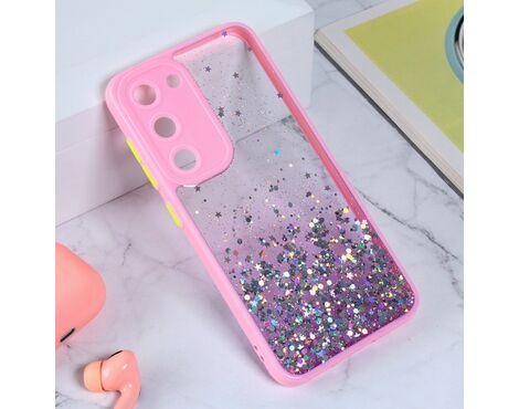 Futrola Frame Glitter - Samsung S911B Galaxy S23 roze.